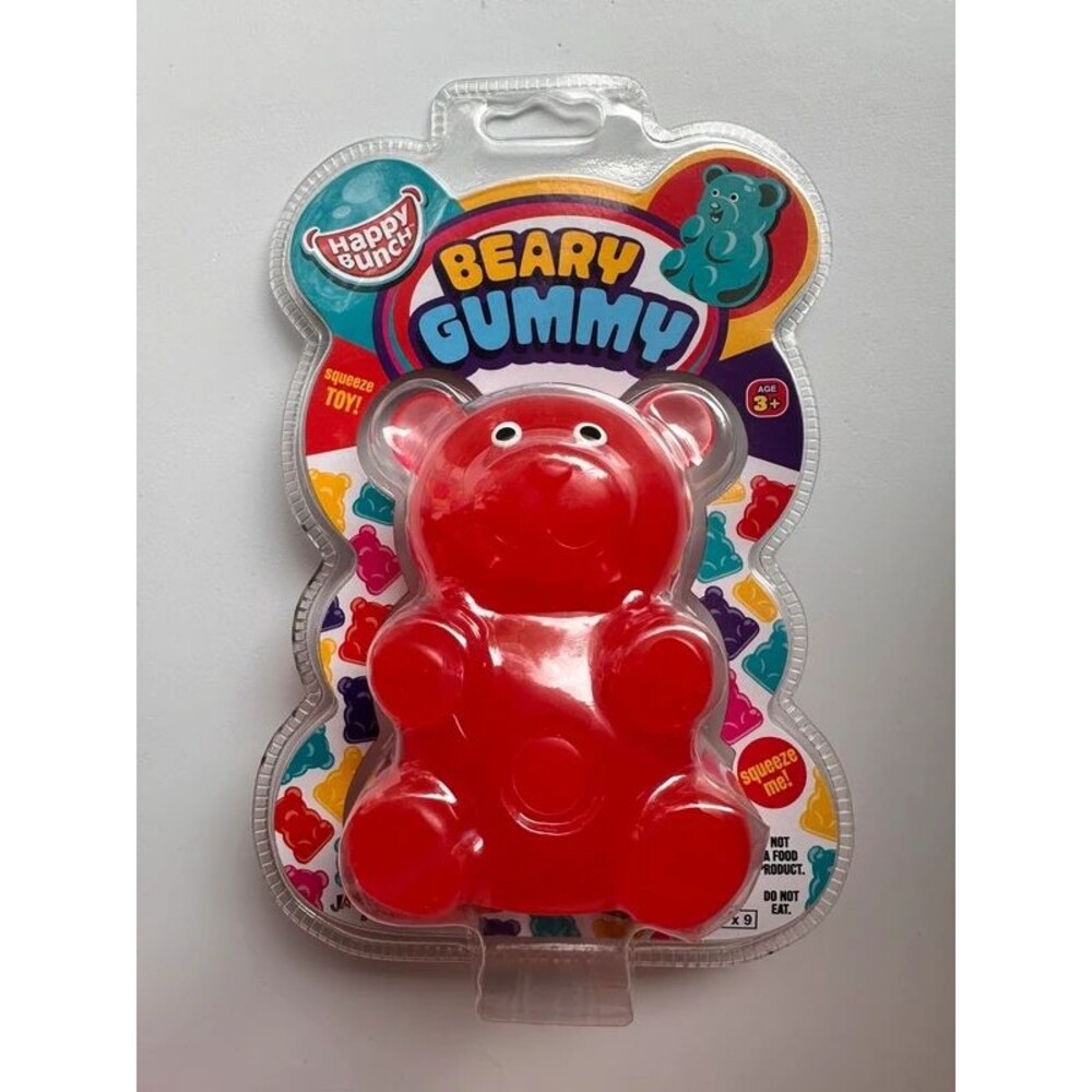 Beary Gummy Red - Jaru - Squishy Squeeze Sensory Fidget Toy